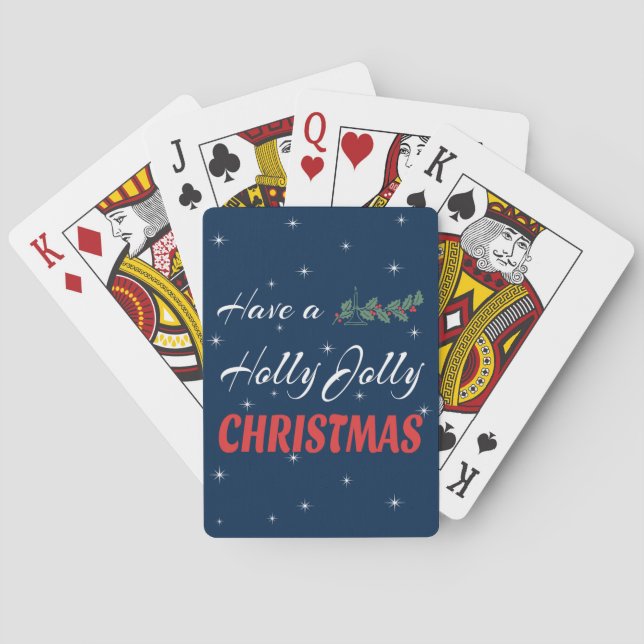 Jeu De Cartes Prenez un Holly Jolly Christmas (dos)