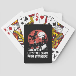 Jeu De Cartes Prenons des bonbons à des inconnus Funny Halloween