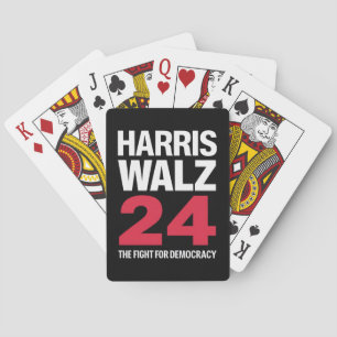 Jeu De Cartes Présidente Élue Kamala Harris & Tim Walz 2024 