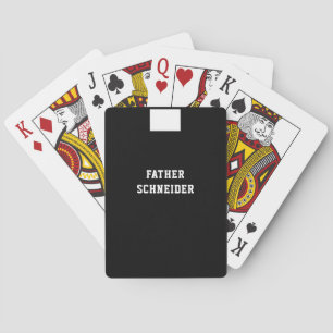 Jeu De Cartes Prêtre catholique clergé col romain traditionnel