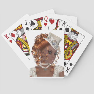 Jeu De Cartes Pretty African American Woman