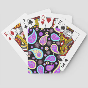 Jeu De Cartes Pretty Purple Paisley