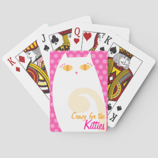 Jeu De Cartes Pretty White Kitty Custom