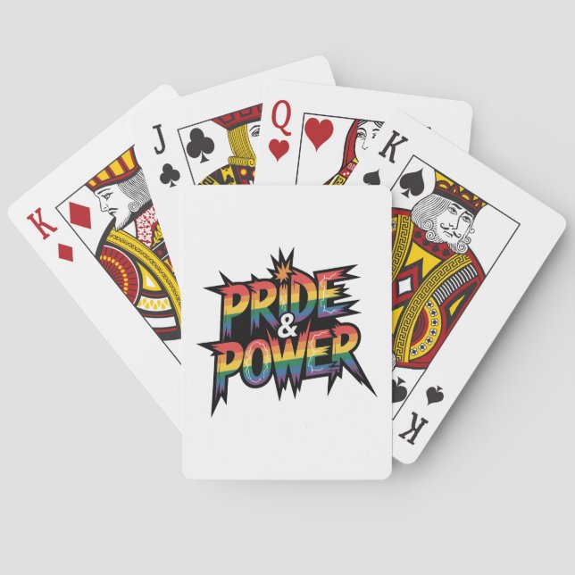 Jeu De Cartes Pride & Power LGBTQ (dos)