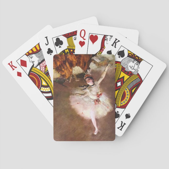 Jeu De Cartes Prima Ballerina, Rosita Mauri par Edgar Degas (dos)