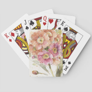 Jeu De Cartes Primevère rose et orange