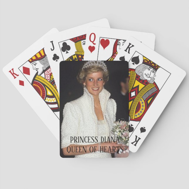 Jeu De Cartes PRINCESS DIANA Reine des Coeurs (dos)