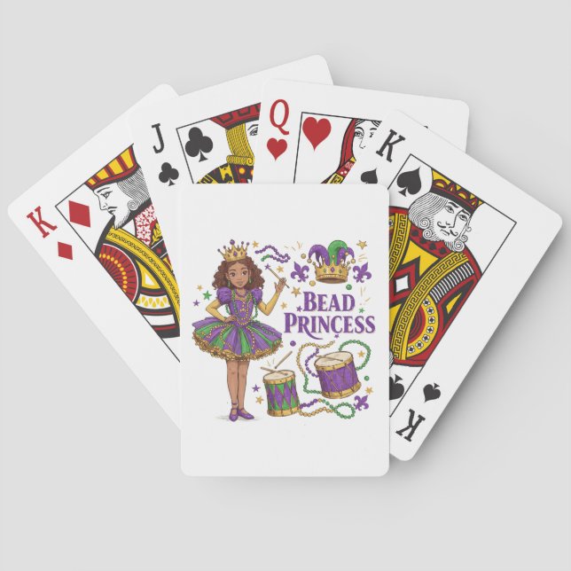 Jeu De Cartes Princesse de Perles - Mardi Gras (dos)