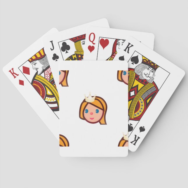 Jeu De Cartes princesse emoji (dos)