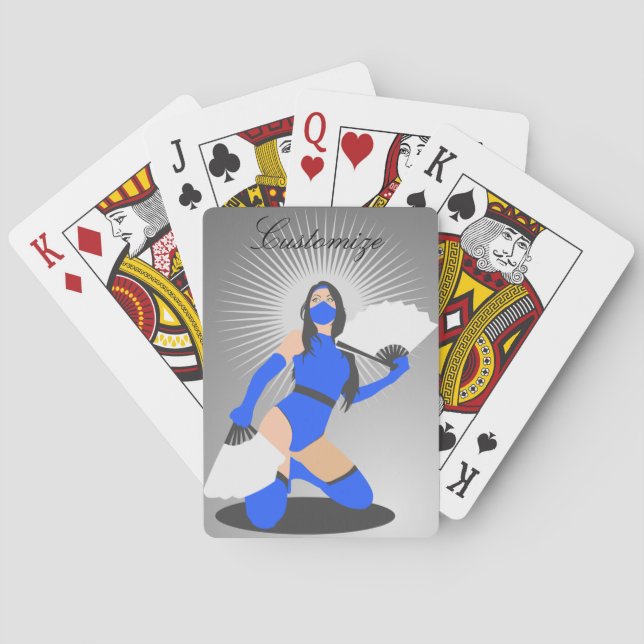 Jeu De Cartes Princesse Thunder_Cove, guerrière masquée (dos)