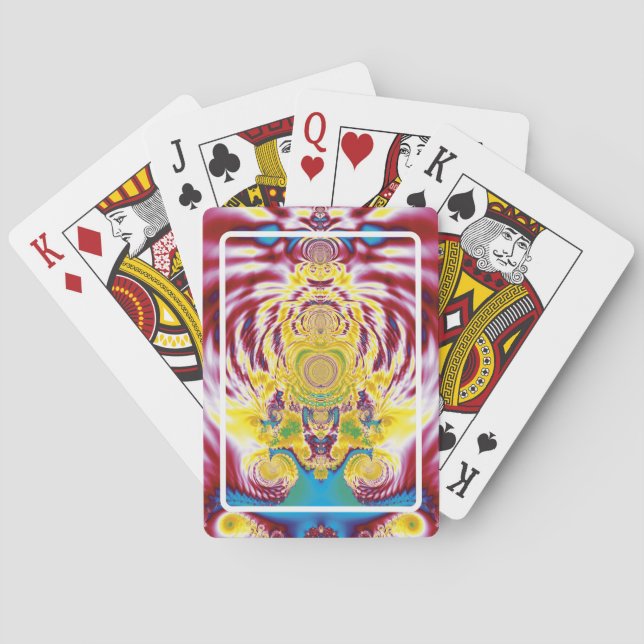 Jeu De Cartes Printemps rouge (dos)