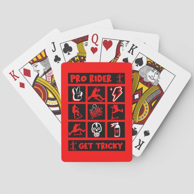 Jeu De Cartes Pro Scooter Free Rider Traces (dos)