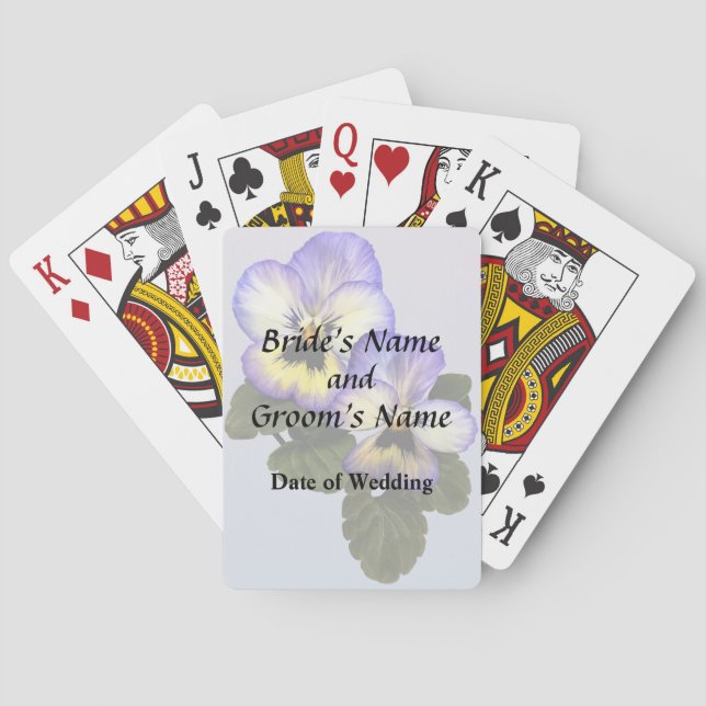 Jeu De Cartes Produits Mariages Pansy Duo (dos)