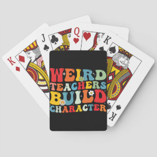 Jeu De Cartes Prof bizarre construit le caractère professeur gro