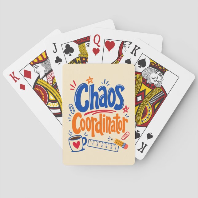 Jeu De Cartes Professeur Coordinateur de Chaos Design Retour à l (dos)