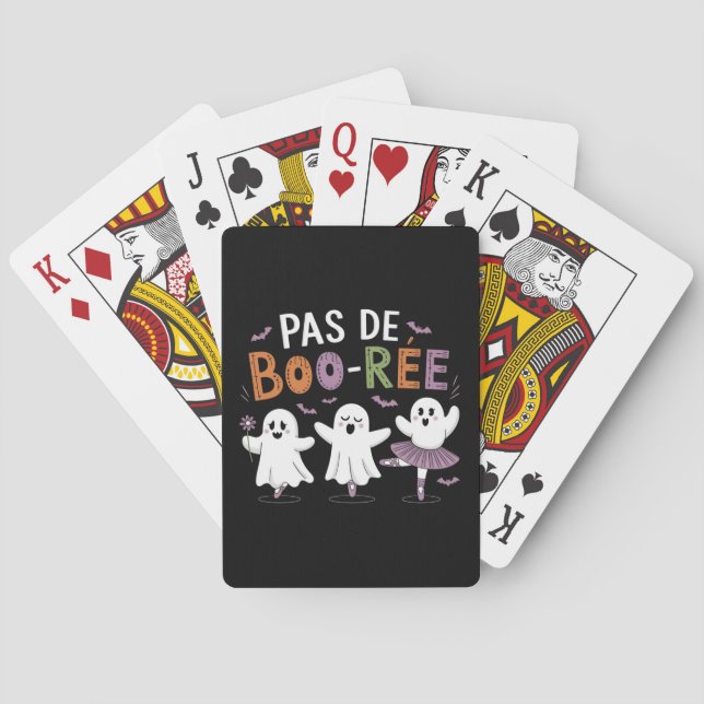 Jeu De Cartes Professeur de danse de ballet fantôme Pas de BOO-r (dos)