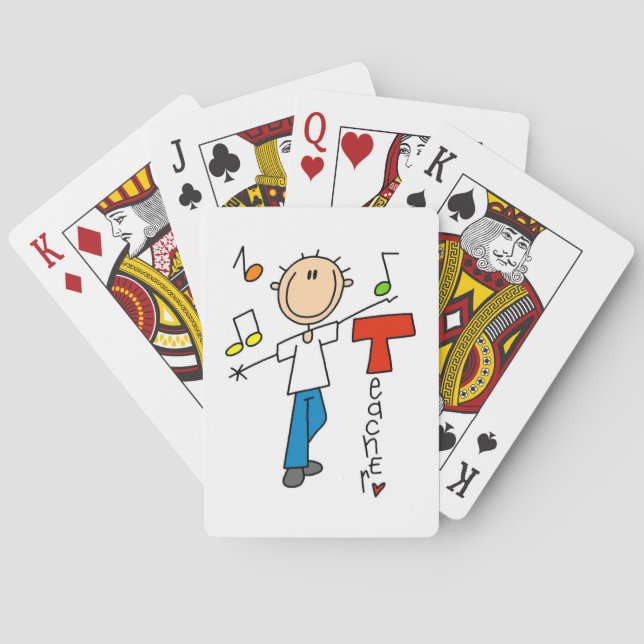 Jeu De Cartes Professeur de Musique (dos)