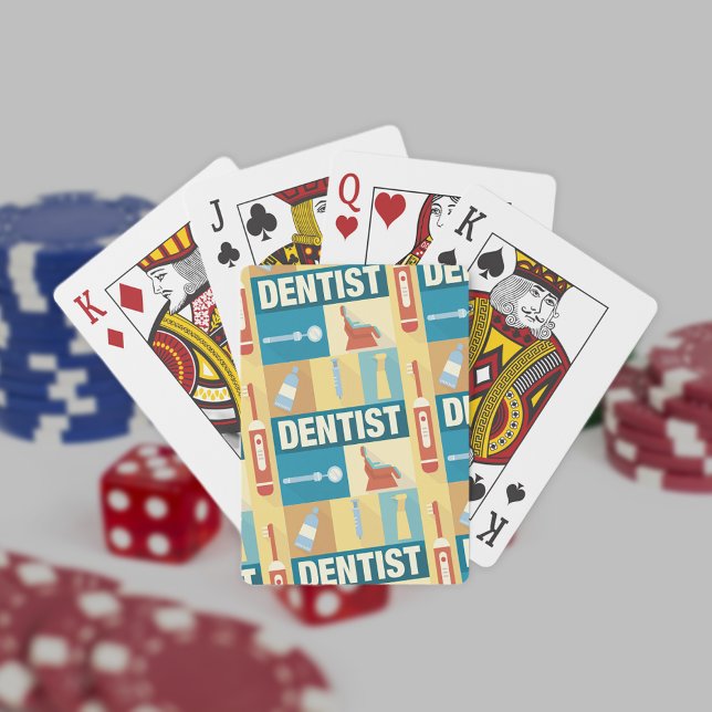 Jeu De Cartes Professionnel Dentiste Iconique Conçu (Créateur téléchargé)