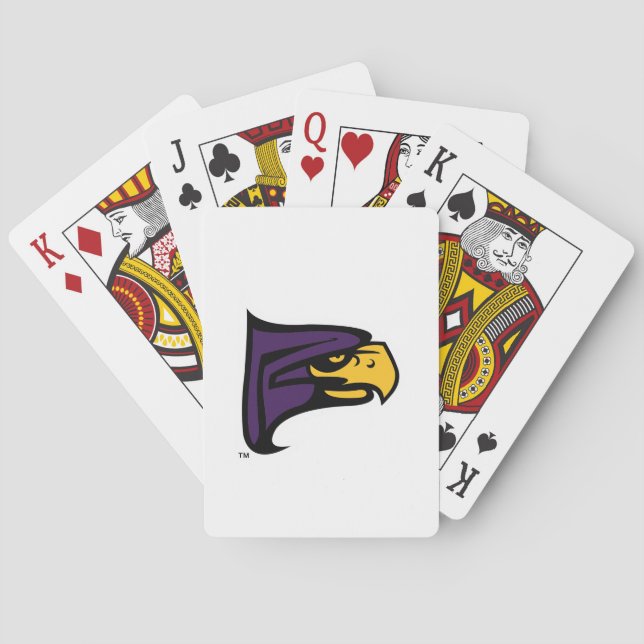 Jeu De Cartes Profil de la mascotte Hawk du Hunter College (dos)