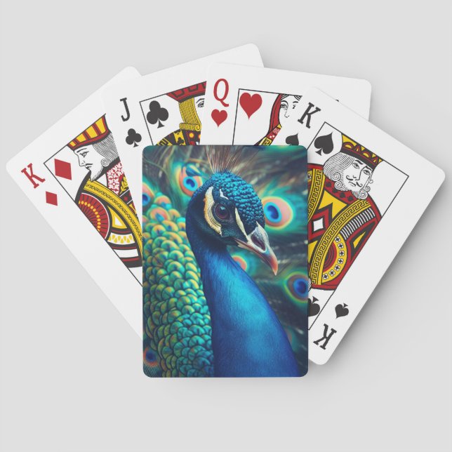 Jeu De Cartes Profil Peacock (dos)