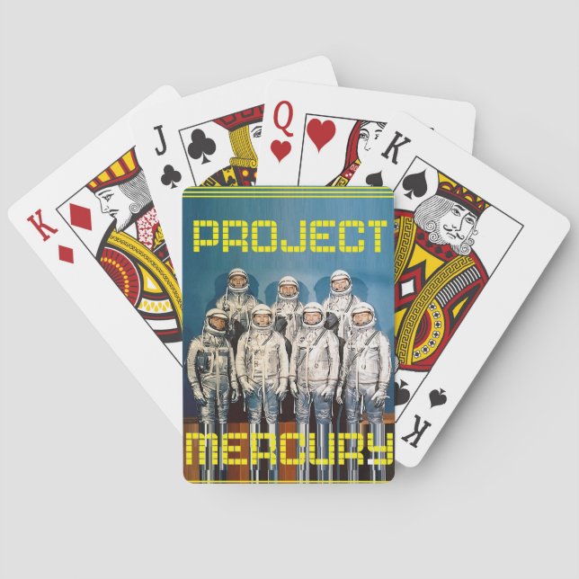 Jeu De Cartes Projet NASA Mercury (dos)