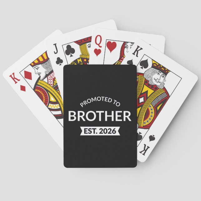 Jeu De Cartes Promu À Frère Est. 2026 II (dos)