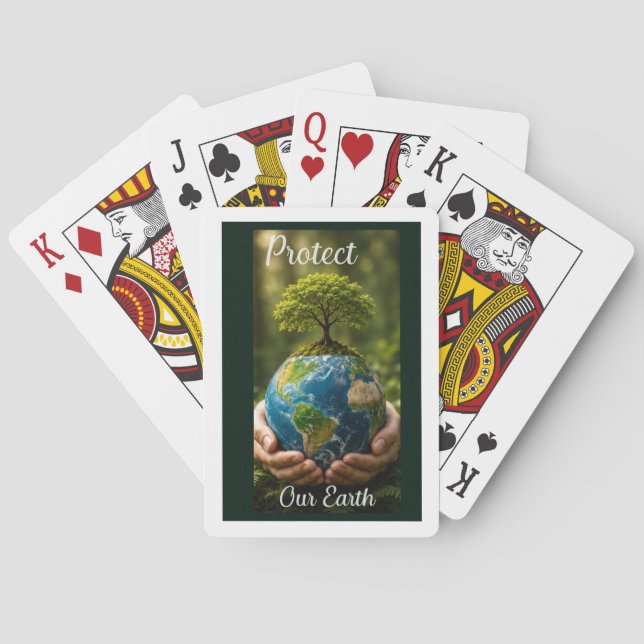 Jeu De Cartes Protégeons notre Terre (dos)