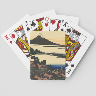 Jeu De Cartes Province ancienne de Kai   Katsushika Hokusai dess