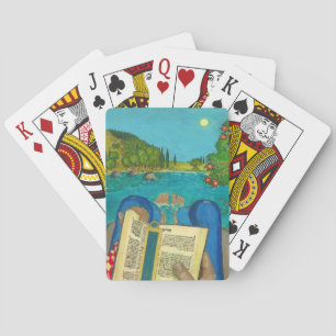 Jeu De Cartes Psaume 1 dans les peintures chrétiennes juives de