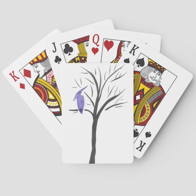 Jeu De Cartes Ptéodactyle Dans Un Arbre (dos)