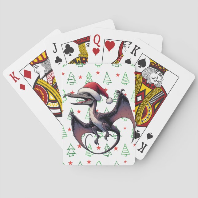 Jeu De Cartes Pterodactyle de Noël (dos)