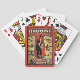 Jeu De Cartes Publicité vintage de Harry Houdini