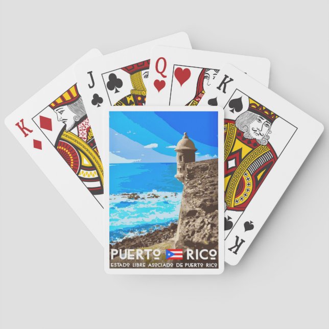Jeu De Cartes Puerto Rico Travel  Postcard Playing Cards (dos)