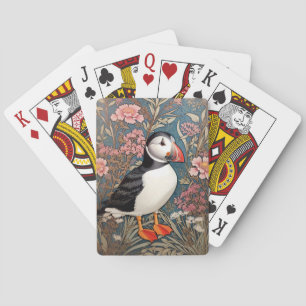 Jeu De Cartes Puffin Et Fleurs Éthridées De Mer William Morris