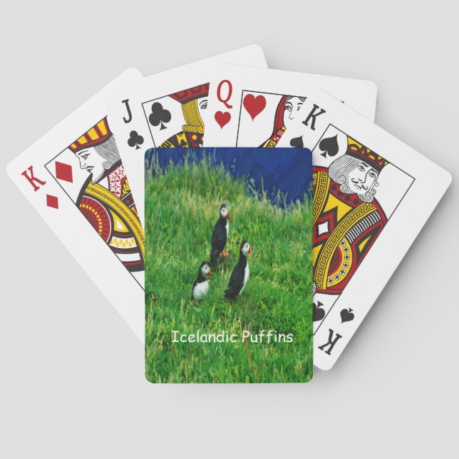 Jeu De Cartes Puffins islandais en été (dos)
