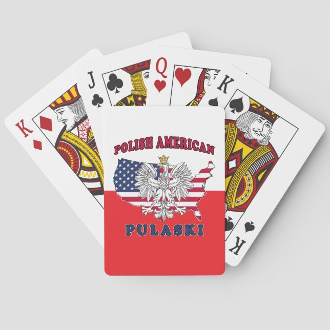 Jeu De Cartes Pulaski Wisconsin polonais (dos)