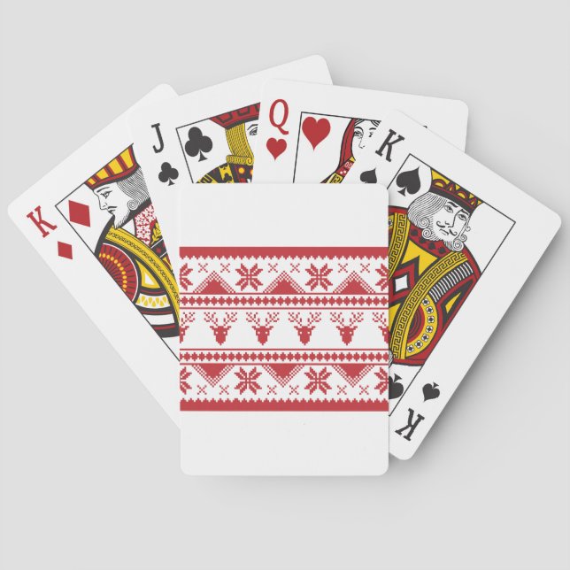 Jeu De Cartes pull de noël (dos)