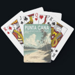 Jeu De Cartes Punta Cana République Dominicaine Travel Art Vinta<br><div class="desc">Design vectoriel Punta Cana. La région de Bávaro et Punta Cana forment ce qu'on appelle la Costa del Coco,  ou Côte des cocotiers,  une zone de luxueux complexes tout compris.</div>