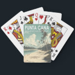 Jeu De Cartes Punta Cana République Dominicaine Travel Art Vinta<br><div class="desc">Design vectoriel Punta Cana. La région de Bávaro et Punta Cana forment ce qu'on appelle la Costa del Coco,  ou Côte des cocotiers,  une zone de luxueux complexes tout compris.</div>