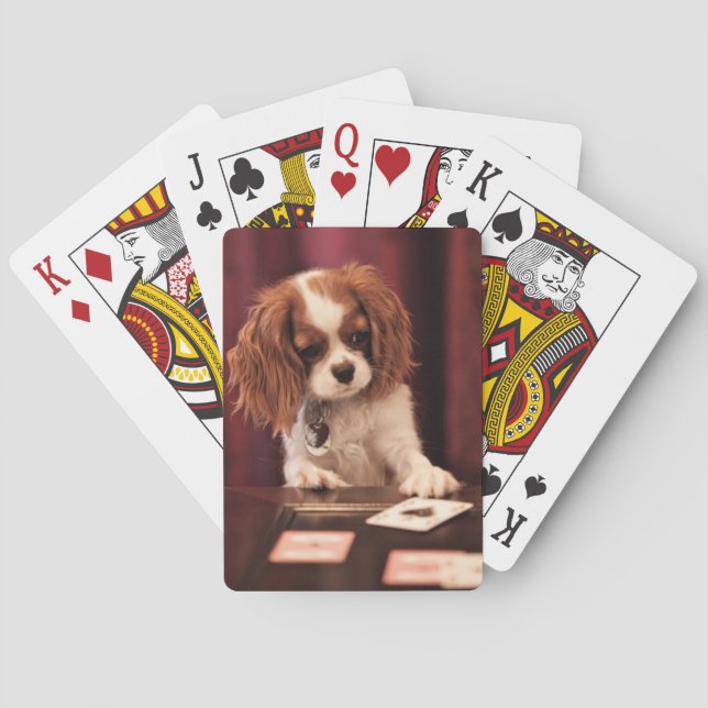 Jeu De Cartes Puppy Plays Cards (dos)