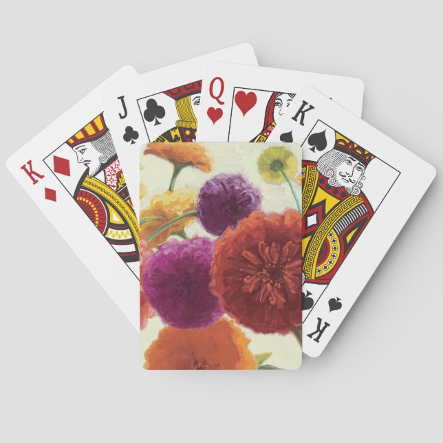 Jeu De Cartes Pure Palette Zinnias (dos)