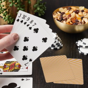 Jeu De Cartes Purple and brown stripes