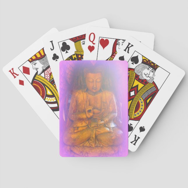 Jeu De Cartes purple aura bouddha jouer aux cartes (dos)