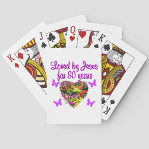 JEU DE CARTES PURPLE FLEUR SAUVAGE AIMÉ PAR JÉSUS PENDANT 80 ANS