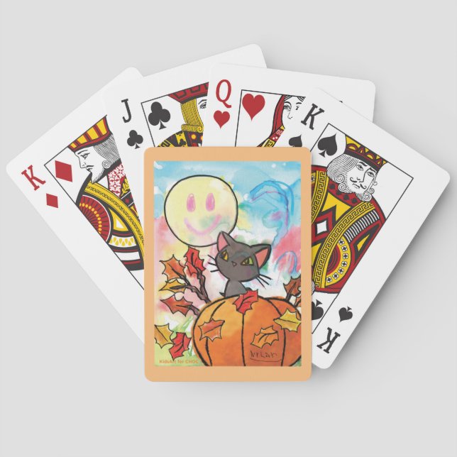 Jeu De Cartes Purrfect Automne - Kids Art pour CHOC (dos)
