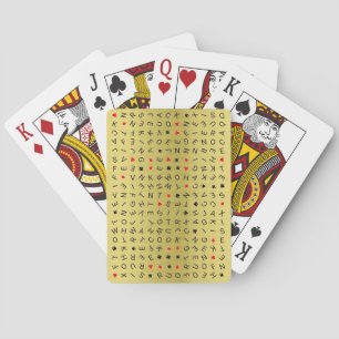 Jeu De Cartes Puzzle de recherche de mots - Chaotique