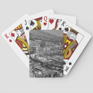 Jeu De Cartes Puzzle vintage Monaco Monte-Carlo vue générale