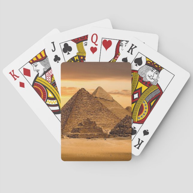Jeu De Cartes Pyramides égyptiennes (dos)