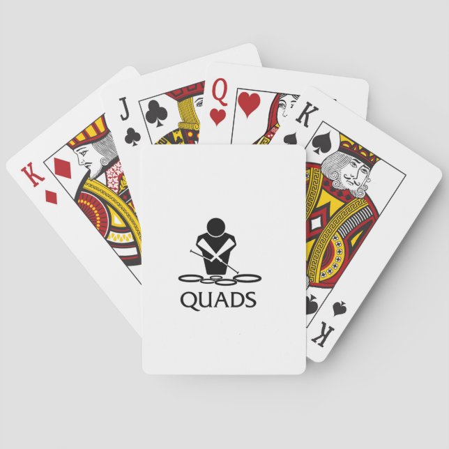 Jeu De Cartes QUADS - Tambours ténors (dos)