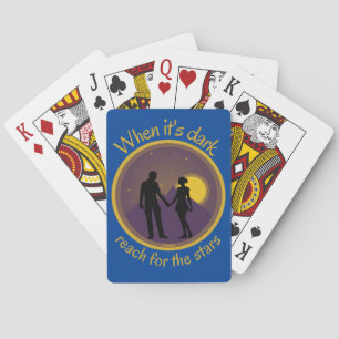 Jeu De Cartes QUAND IL EST SOMBRE REACH POUR LES ÉTOILES inspira